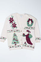 White Ugly Christmas Cardigan 52739