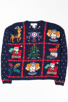 Blue Ugly Christmas Pullover 52741
