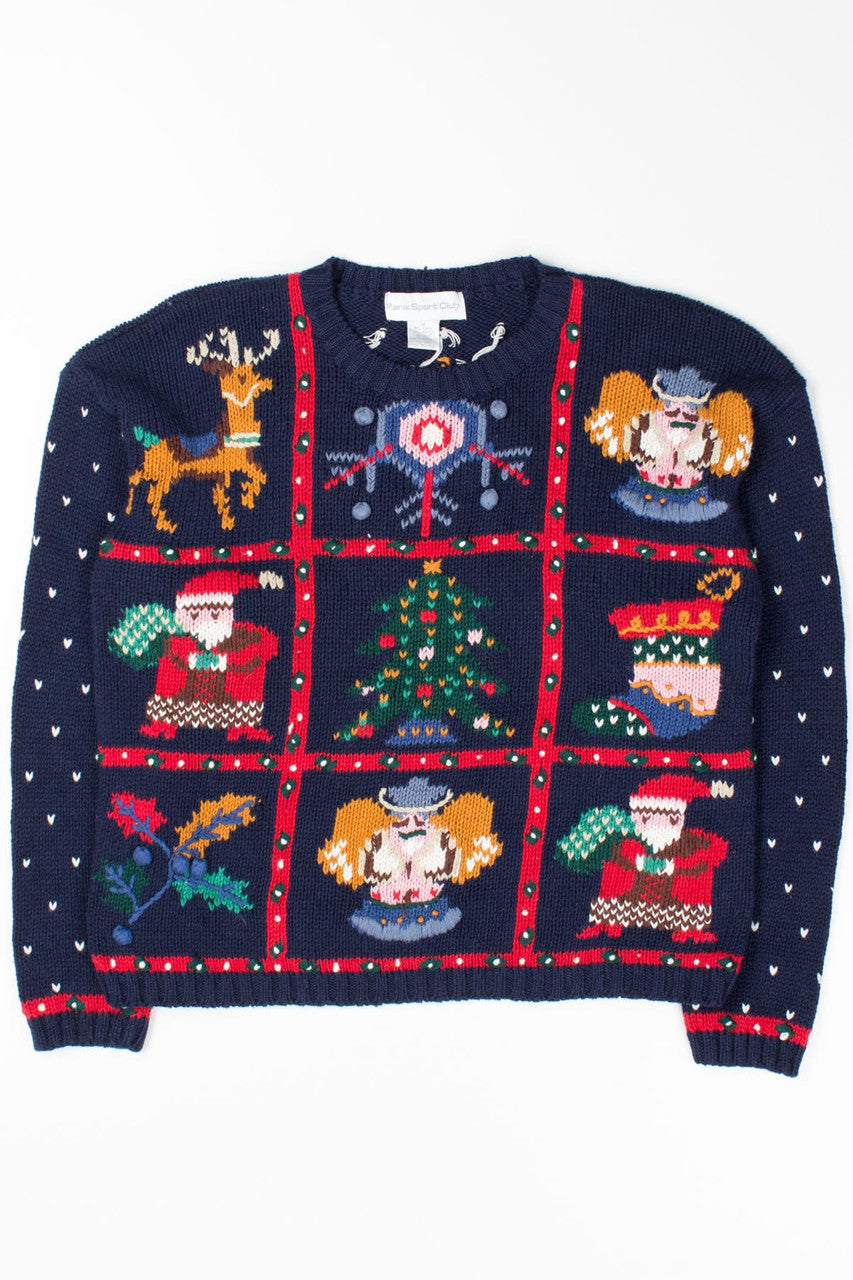 Blue Ugly Christmas Pullover 52741