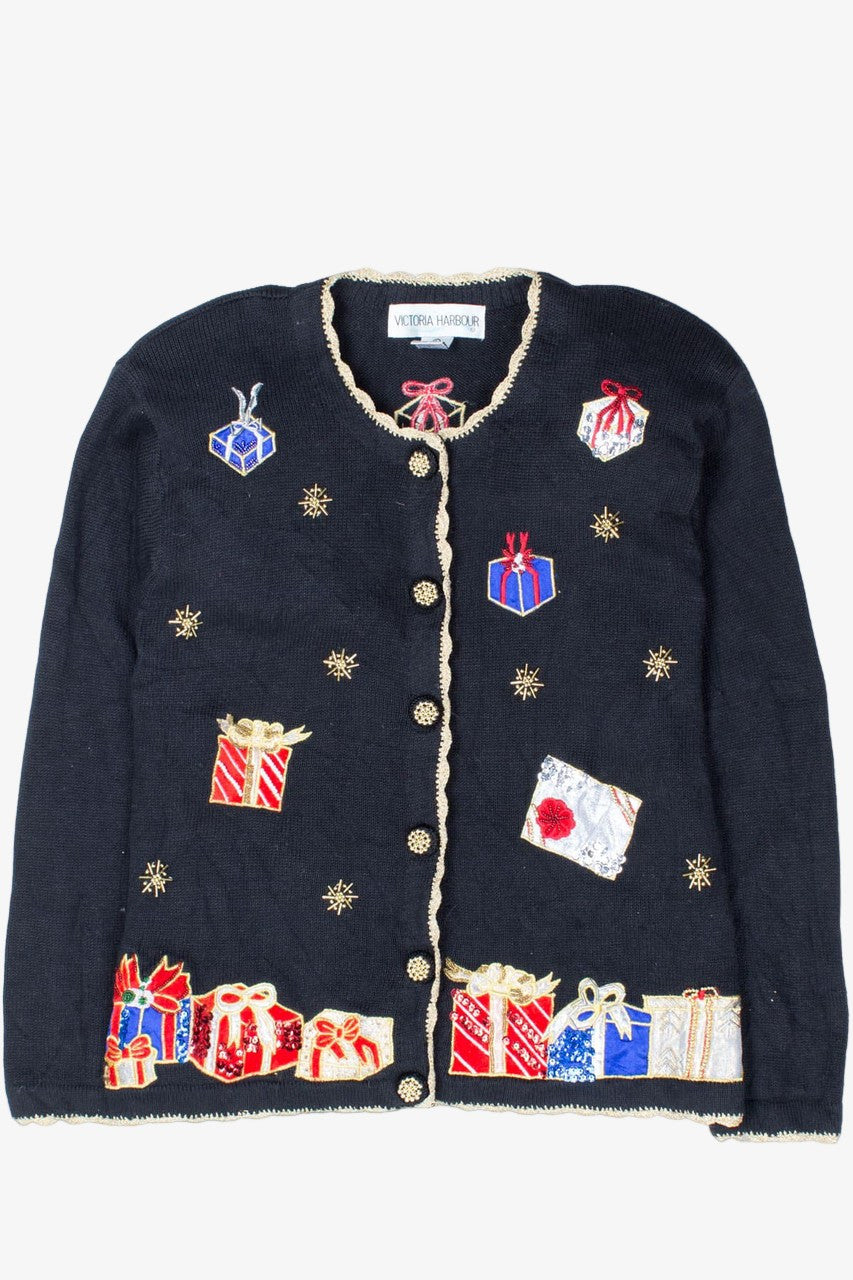 Black Ugly Christmas Cardigan 52754