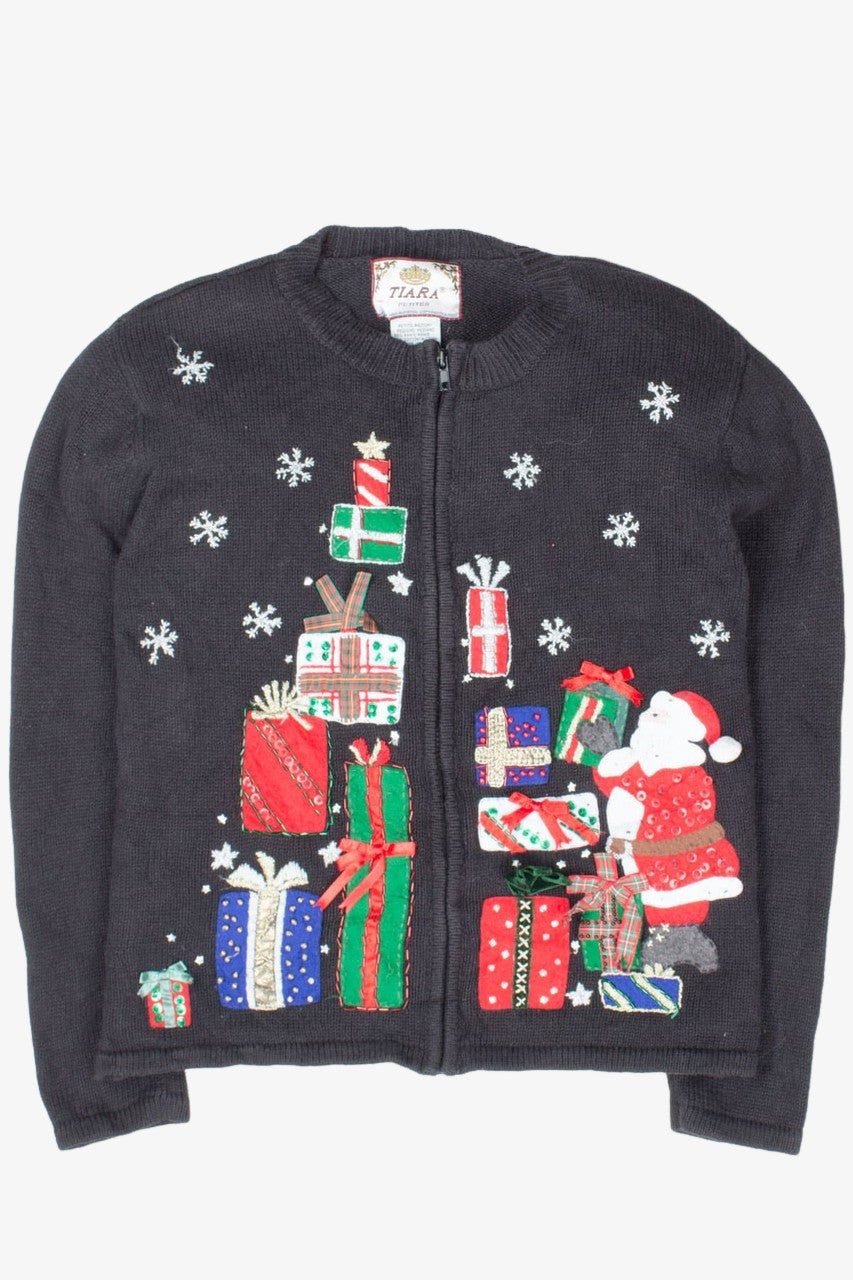 Black Ugly Christmas Cardigan 52758