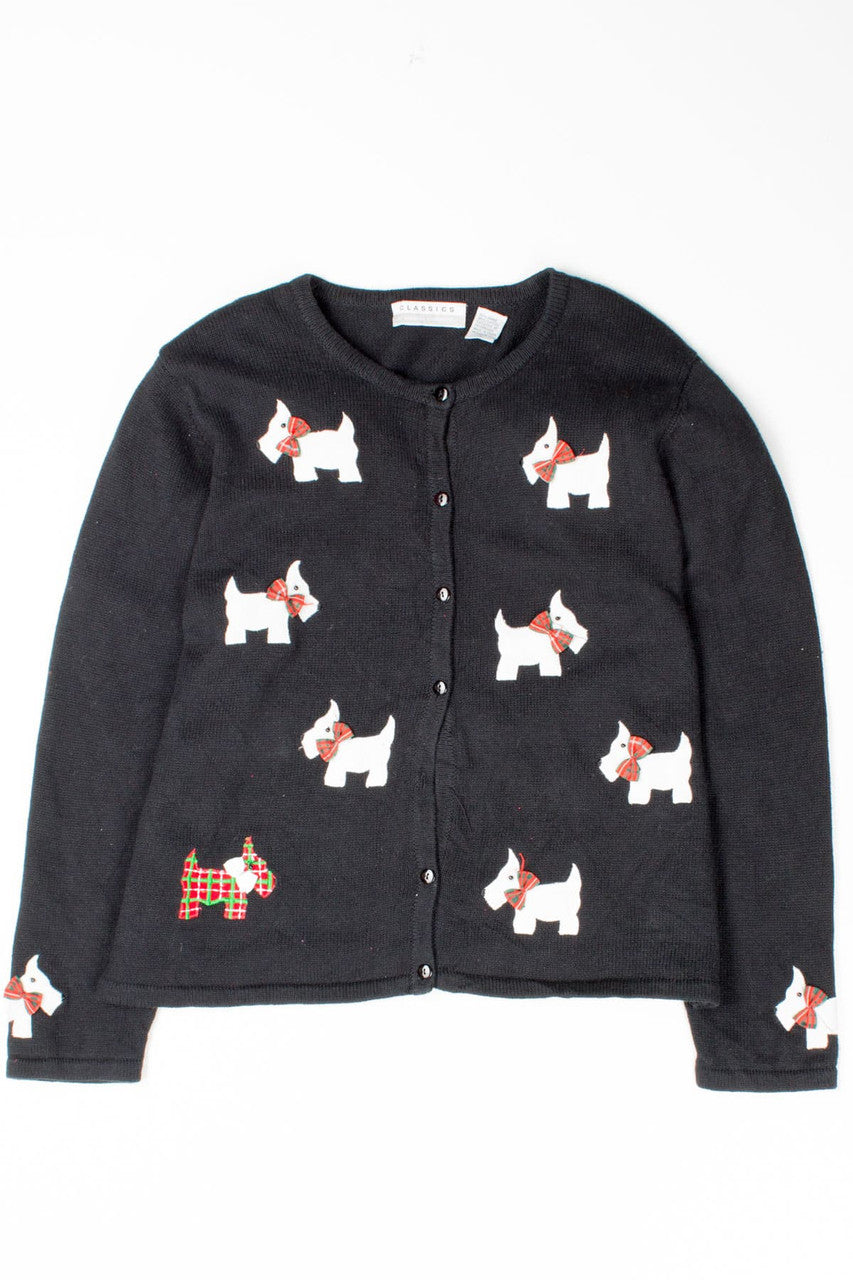 Black Ugly Christmas Cardigan 52768
