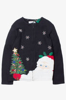 Black Ugly Christmas Cardigan 52780