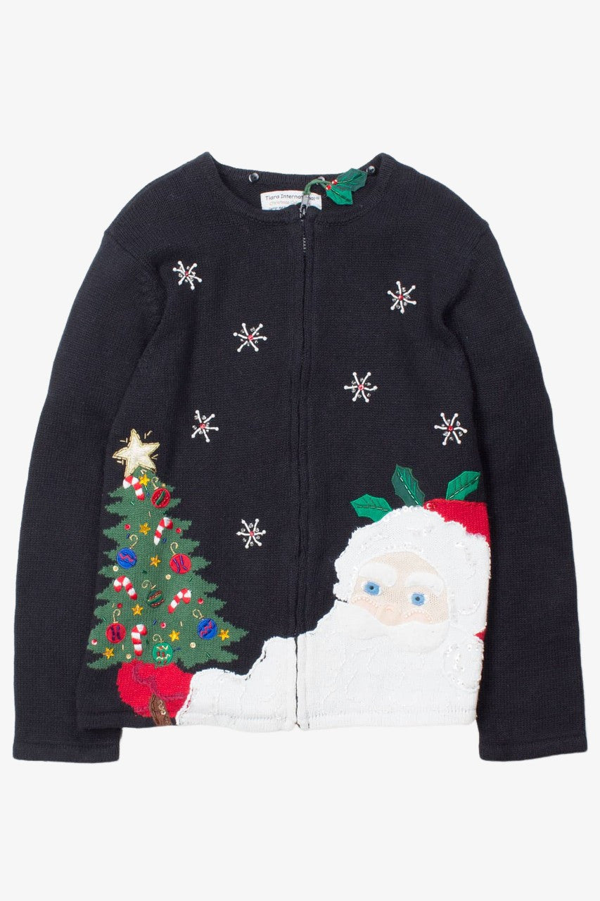 Black Ugly Christmas Cardigan 52780