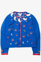 Blue Ugly Christmas Cardigan 52794