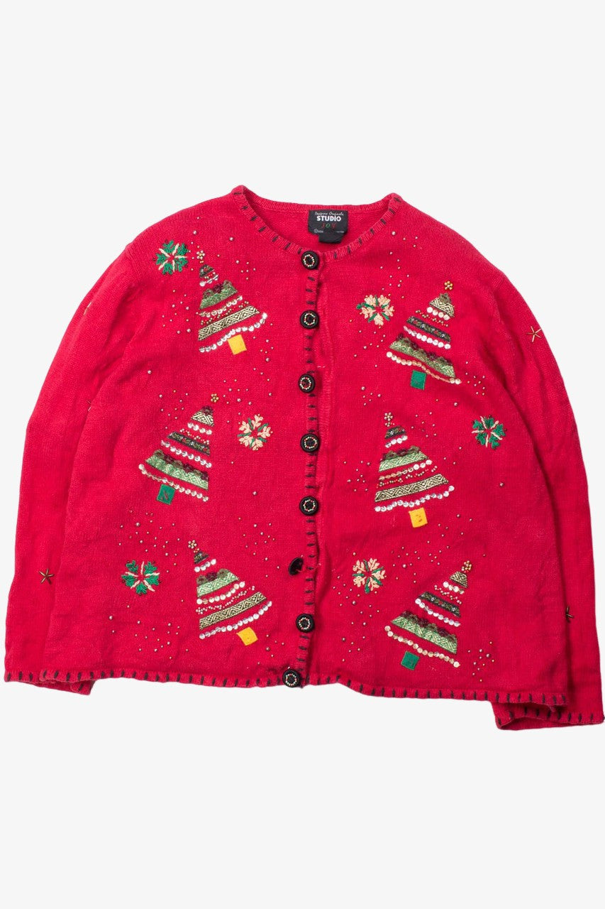 Red Ugly Christmas Cardigan 52795