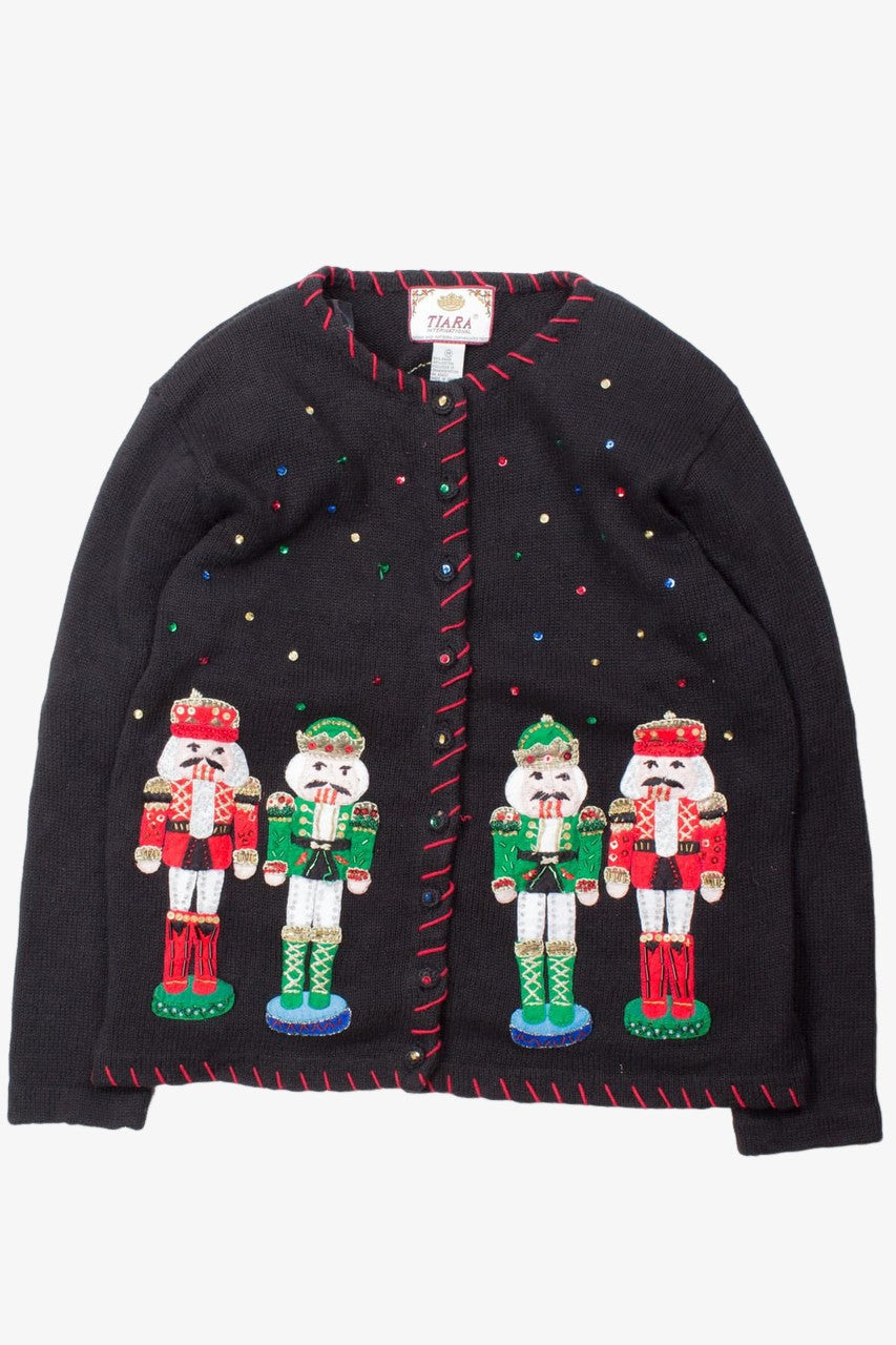 Black Ugly Christmas Cardigan 52796