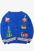 Blue Ugly Christmas Cardigan 52802