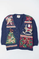 Blue Ugly Christmas Cardigan 52851