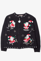 Black Ugly Christmas Cardigan 52871
