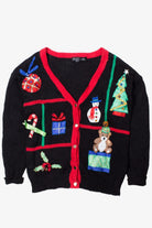 Black Ugly Christmas Cardigan 52876