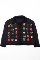 Black Ugly Christmas Cardigan 52879