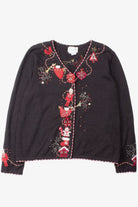 Black Ugly Christmas Cardigan 52887