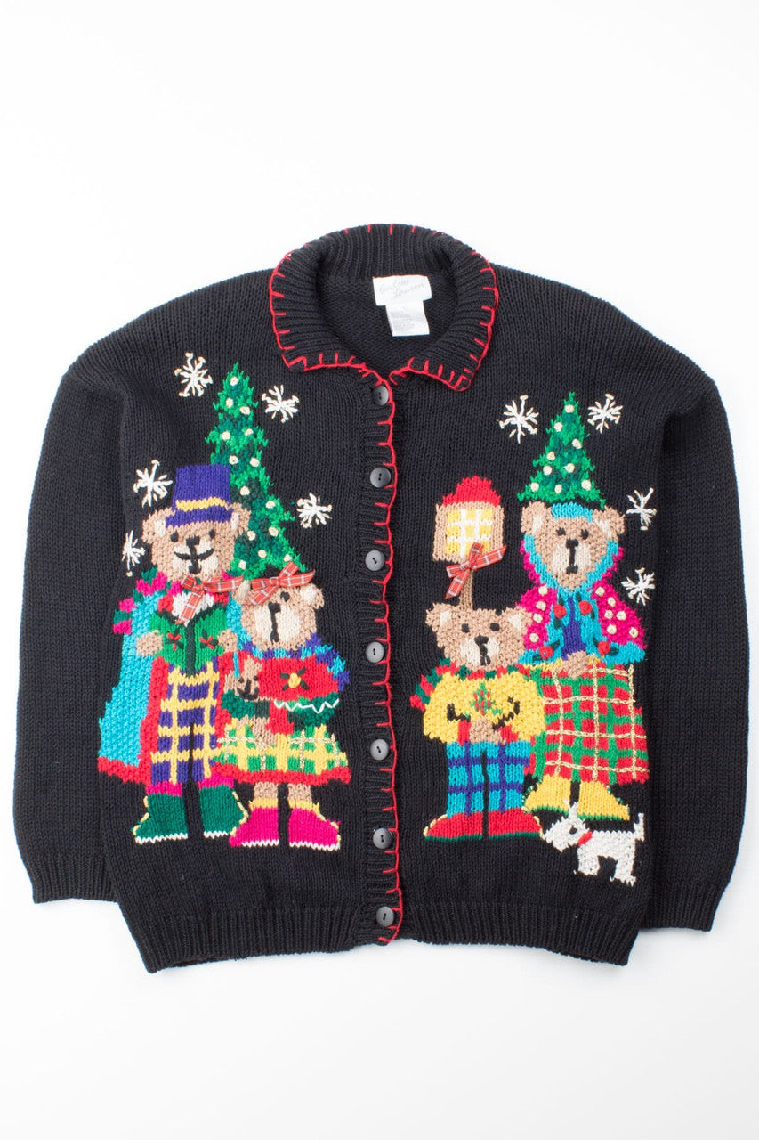 Black Ugly Christmas Cardigan 52900