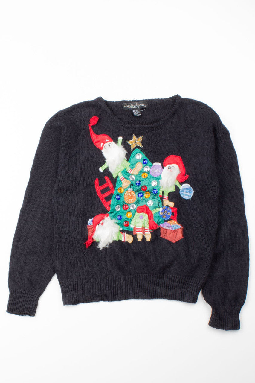 Black Ugly Christmas Pullover 52931