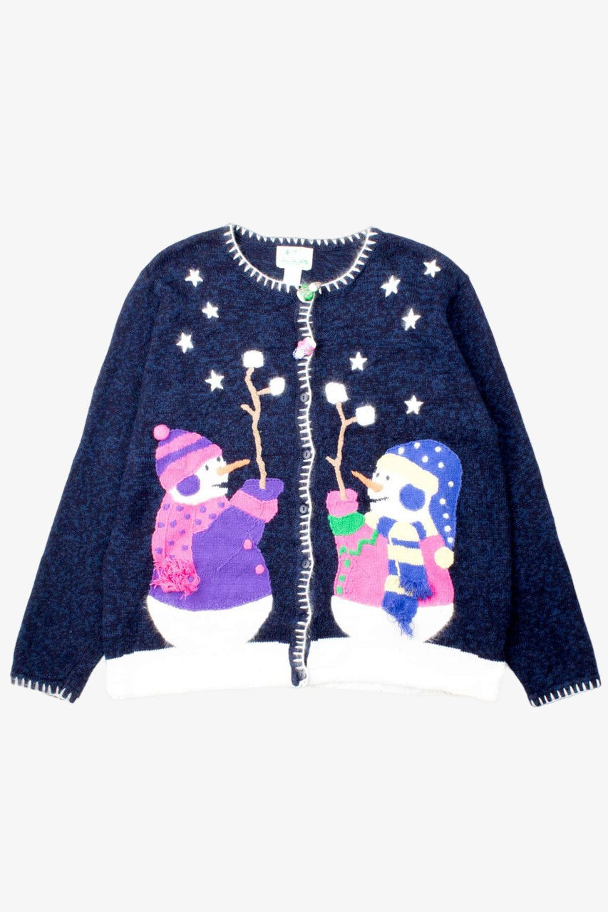 Blue Ugly Christmas Cardigan 52947