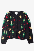 Black Ugly Christmas Cardigan 52983