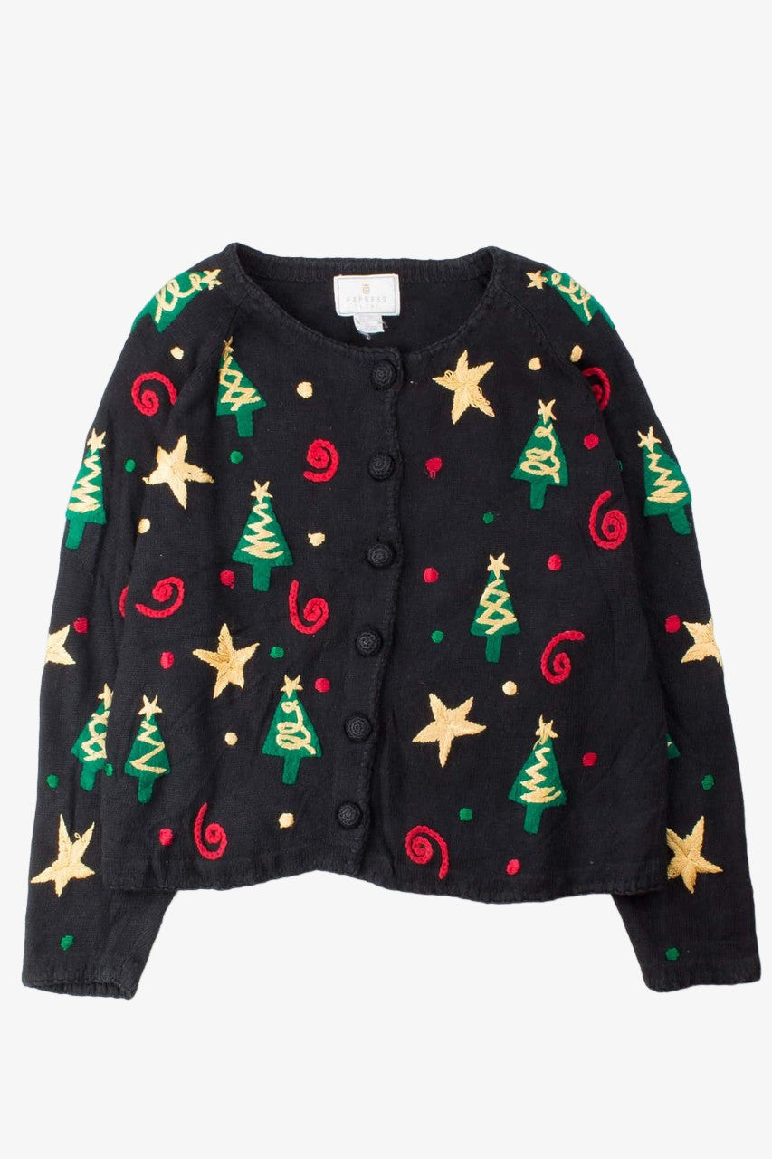 Black Ugly Christmas Cardigan 52983