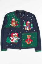 Blue Ugly Christmas Cardigan 53176