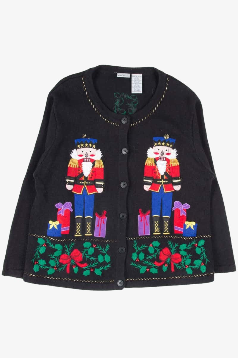 Black Ugly Christmas Cardigan 53190