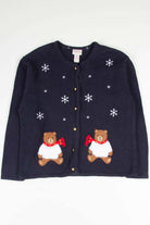 Blue Ugly Christmas Cardigan 53209