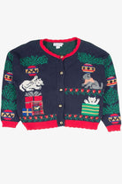 Blue Ugly Christmas Cardigan 53212