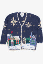 Blue Ugly Christmas Cardigan 53260