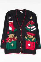 Black Ugly Christmas Cardigan 53287