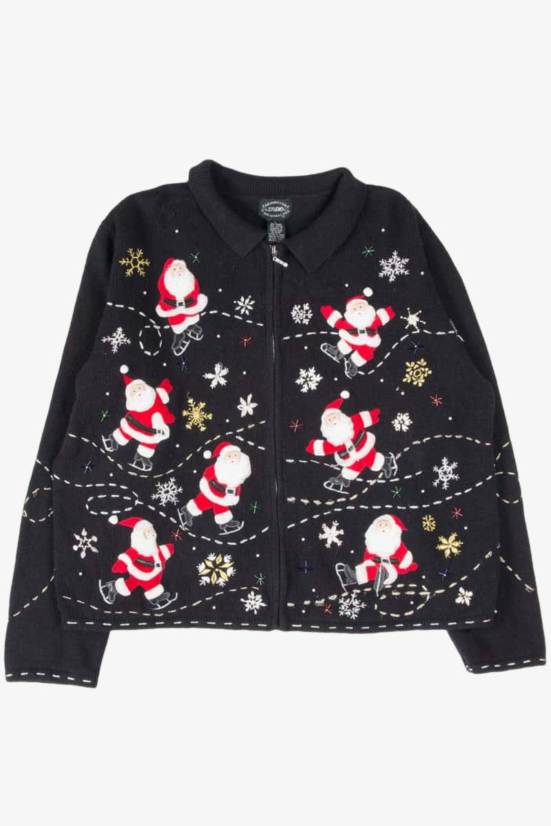 Black Ugly Christmas Cardigan 53290