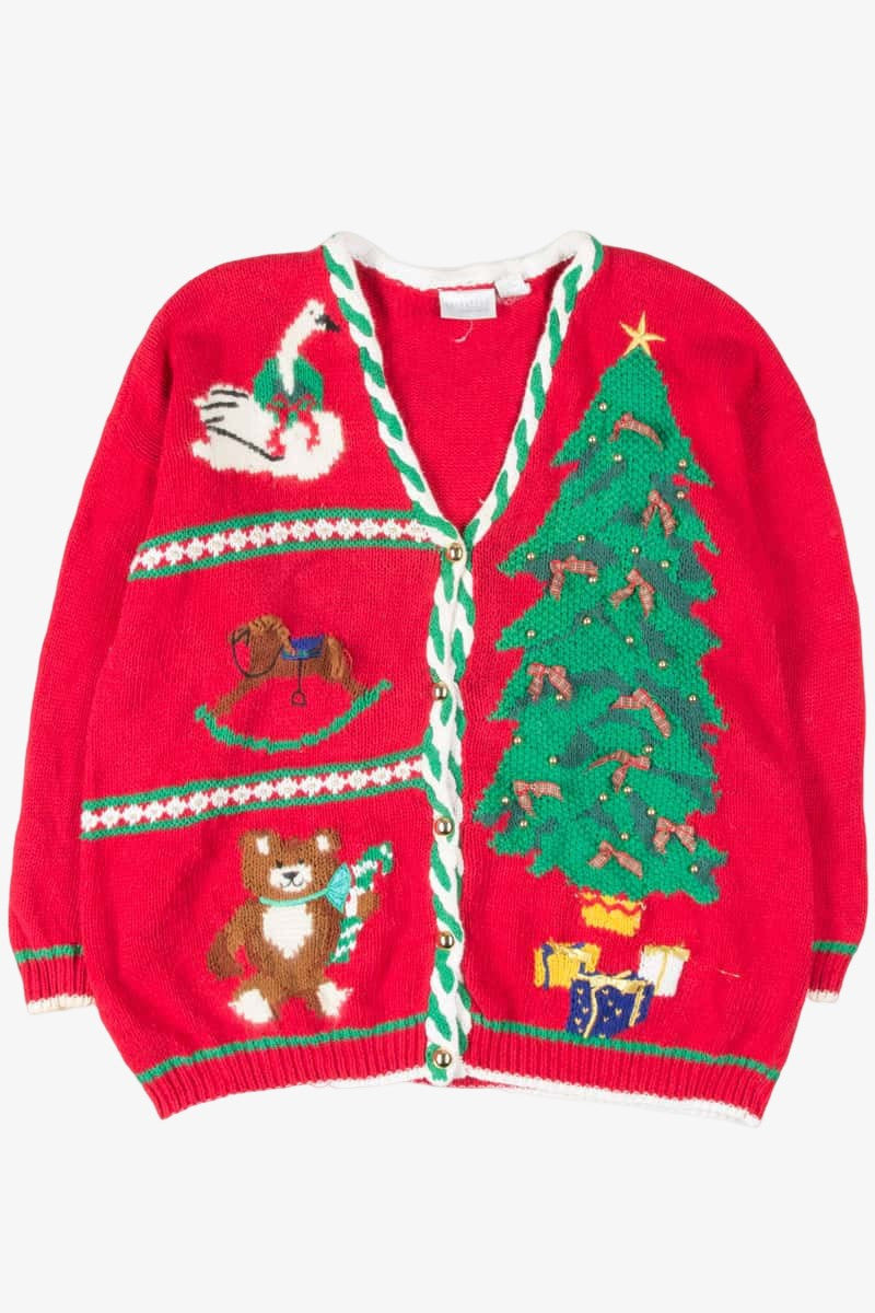 Red Ugly Christmas Cardigan 53340