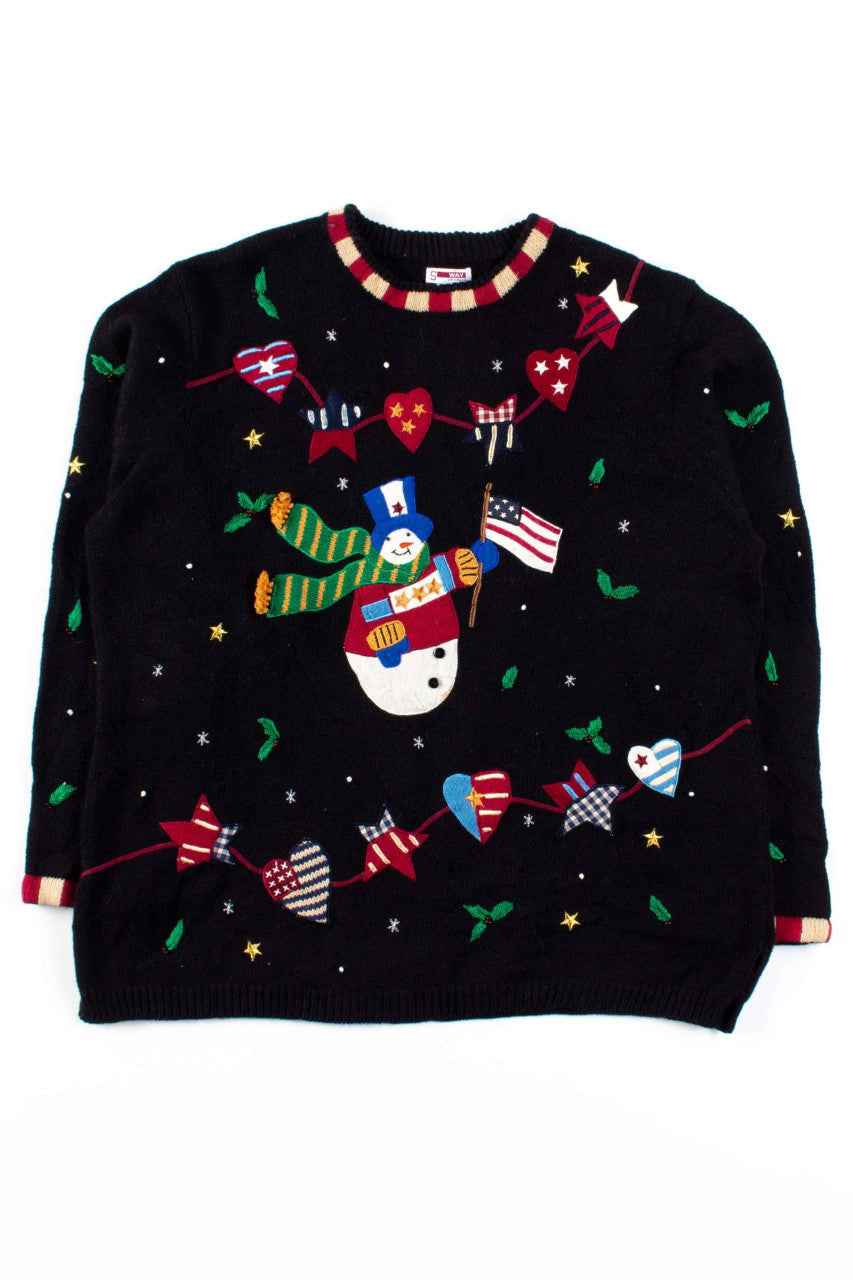 Black Ugly Christmas Pullover 53412