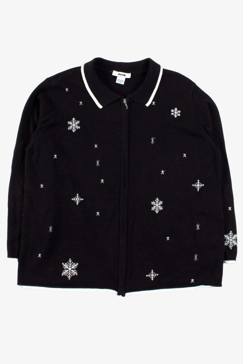 Black Ugly Christmas Cardigan 53437