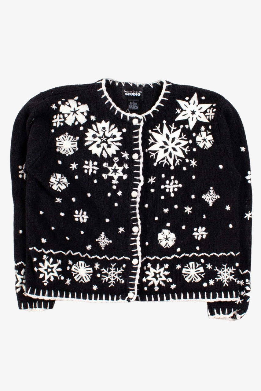 Black Ugly Christmas Cardigan 53439