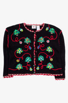 Black Ugly Christmas Cardigan 53450