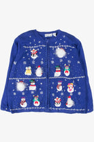 Blue Ugly Christmas Cardigan 53460