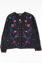 Black Ugly Christmas Cardigan 53469