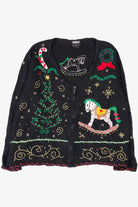 Black Ugly Christmas Cardigan 53472