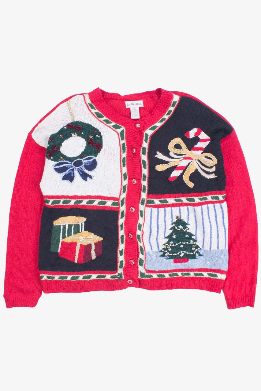 Red Ugly Christmas Cardigan 53490