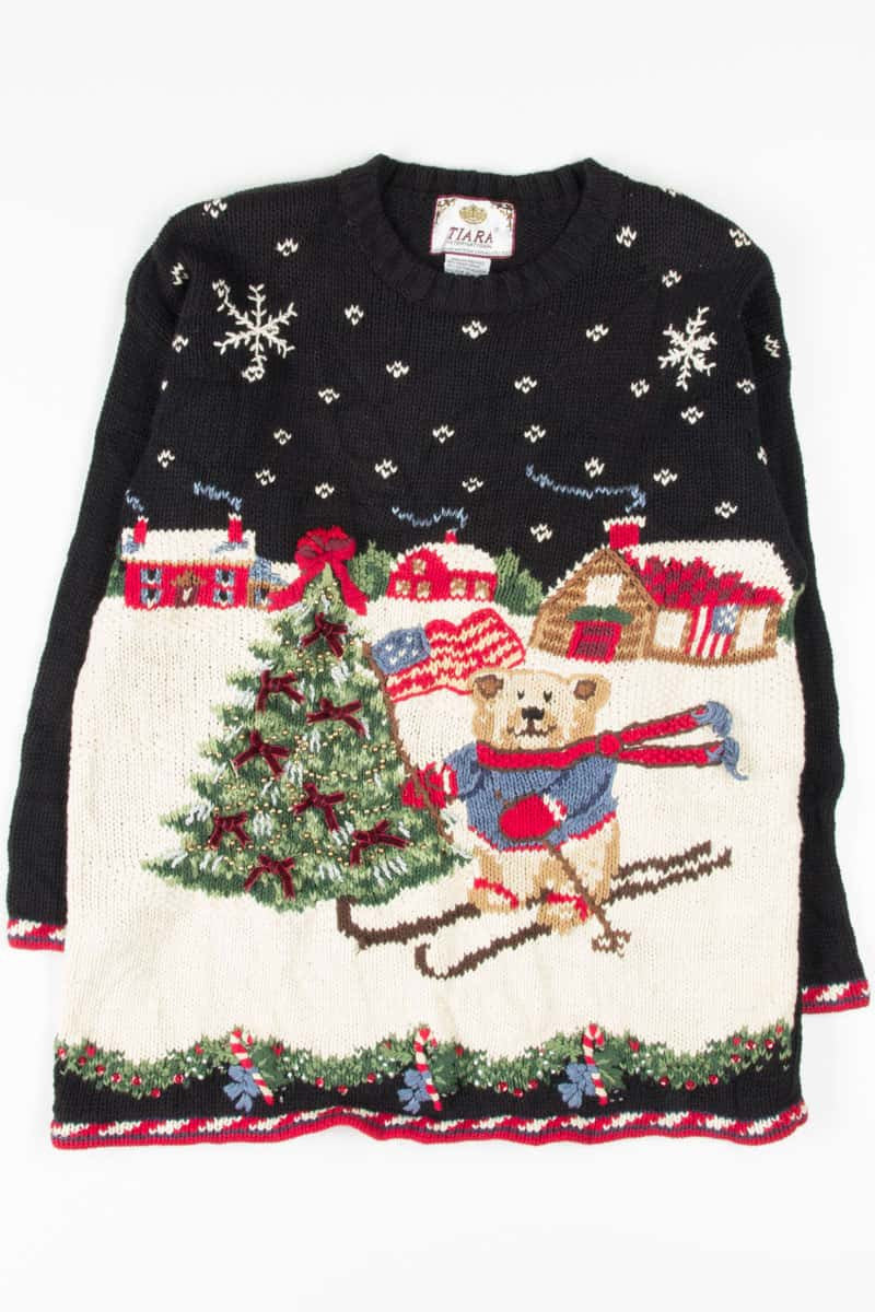 Black Ugly Christmas Pullover 53521