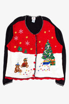 Black Ugly Christmas Cardigan 53550