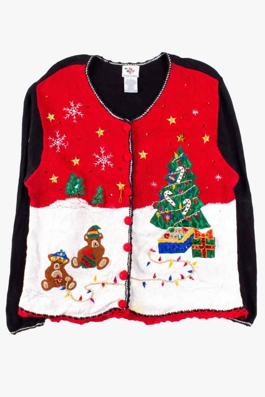 Black Ugly Christmas Cardigan 53553