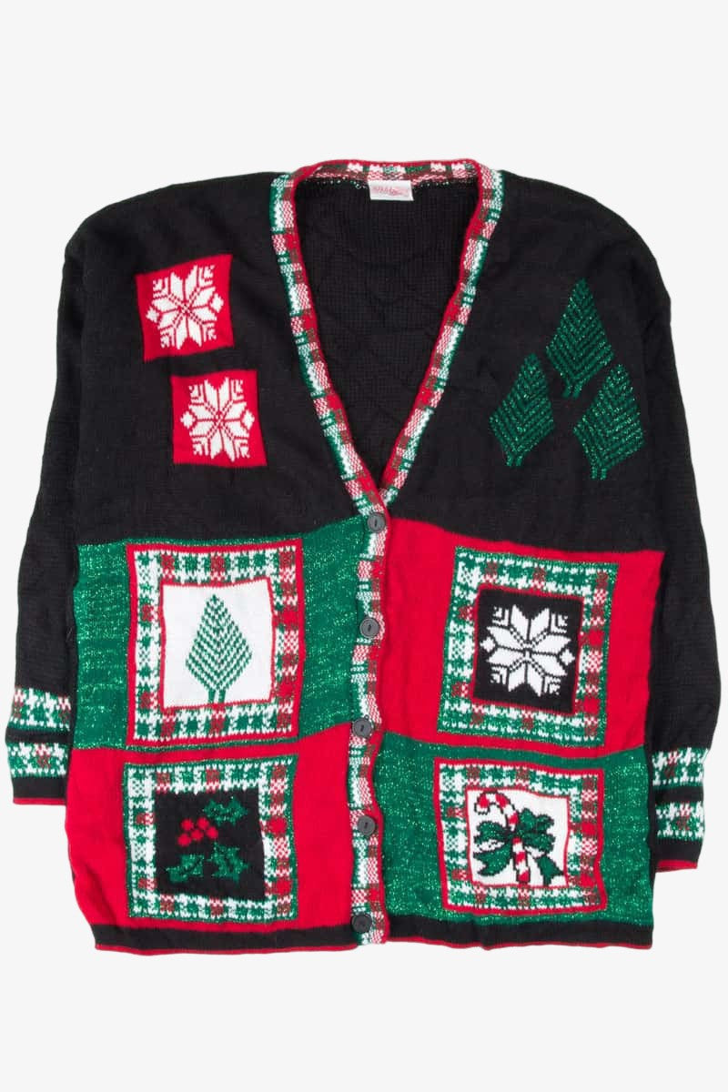 Black Ugly Christmas Cardigan 53615