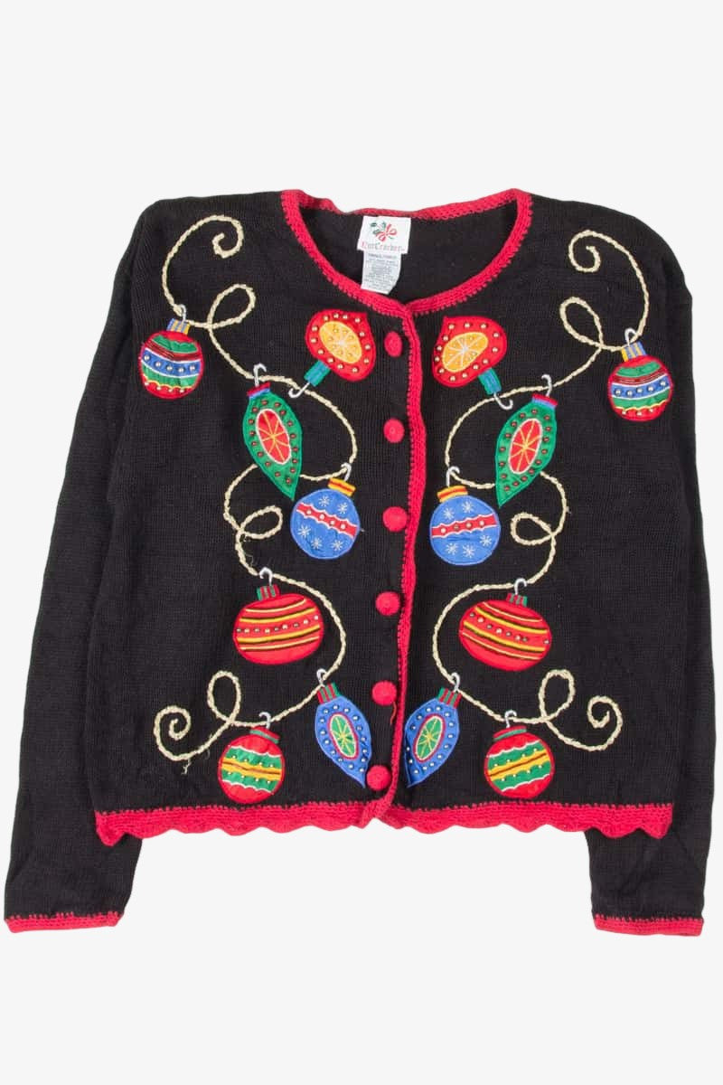 Black Ugly Christmas Cardigan 53617