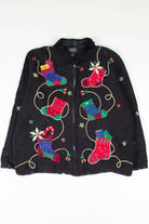 Black Ugly Christmas Cardigan 53618