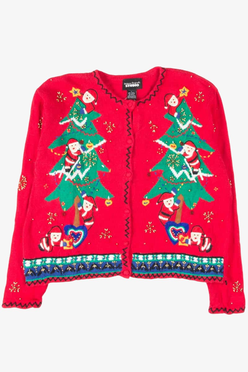 Red Ugly Christmas Cardigan 53621
