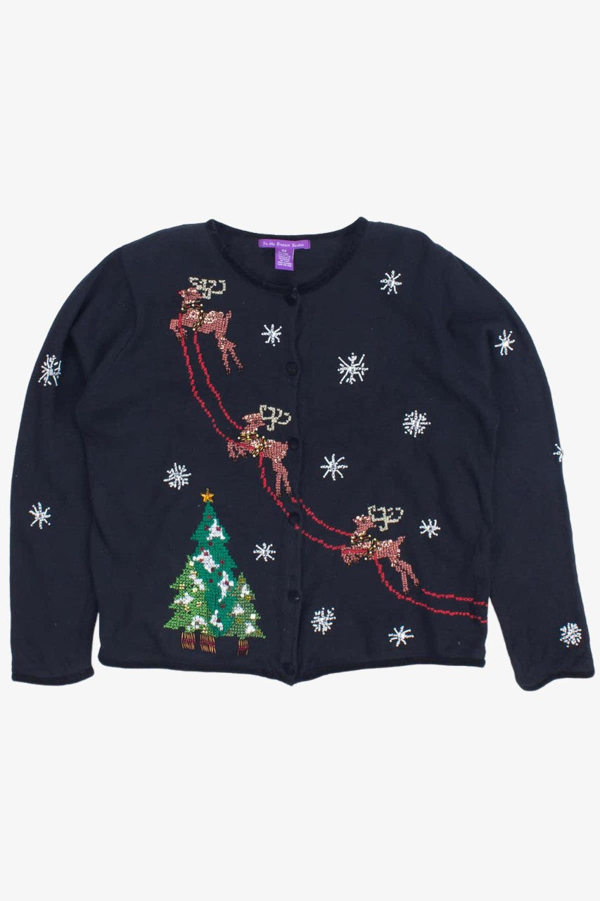 Black Ugly Christmas Cardigan 53662