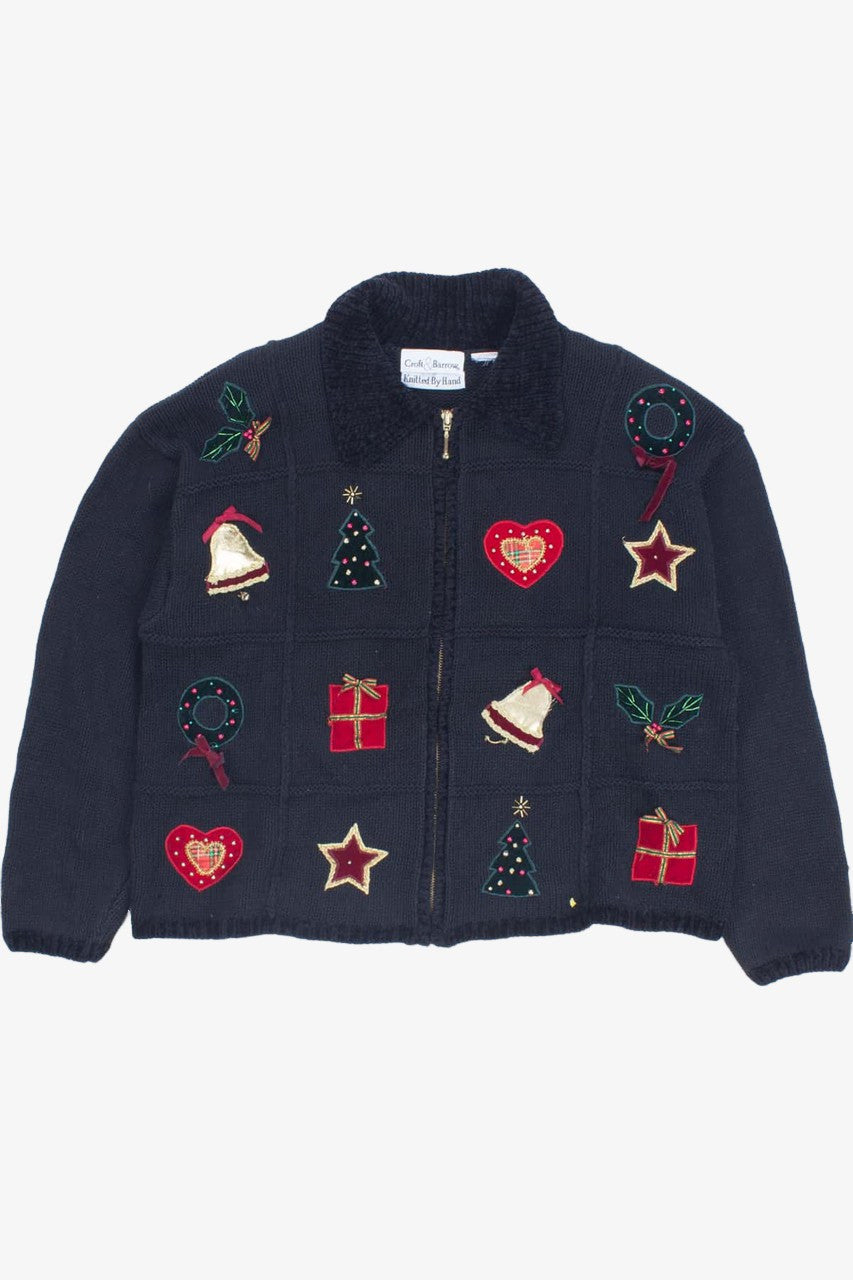 Black Ugly Christmas Cardigan 53663