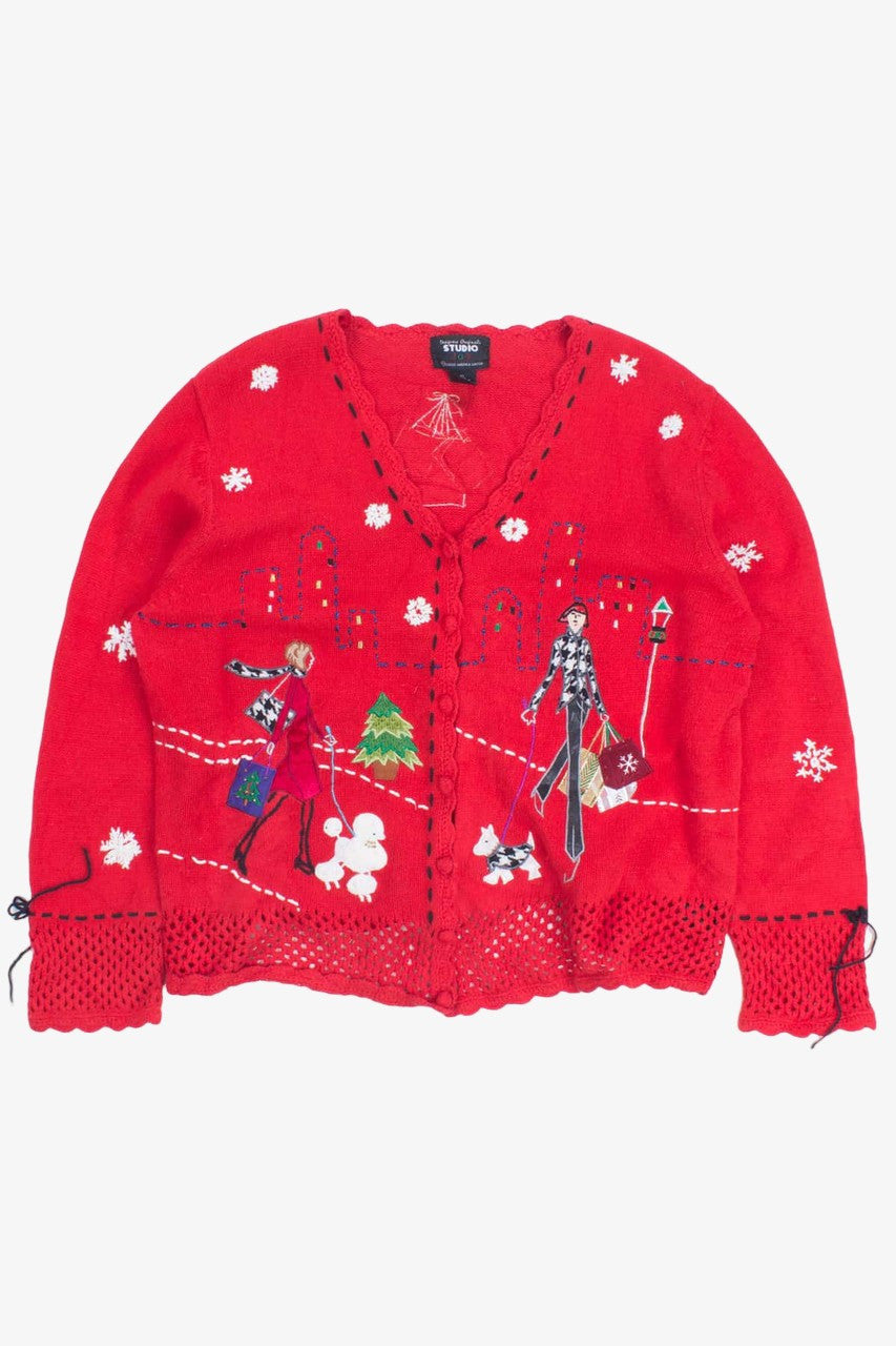 Red Ugly Christmas Cardigan 53678
