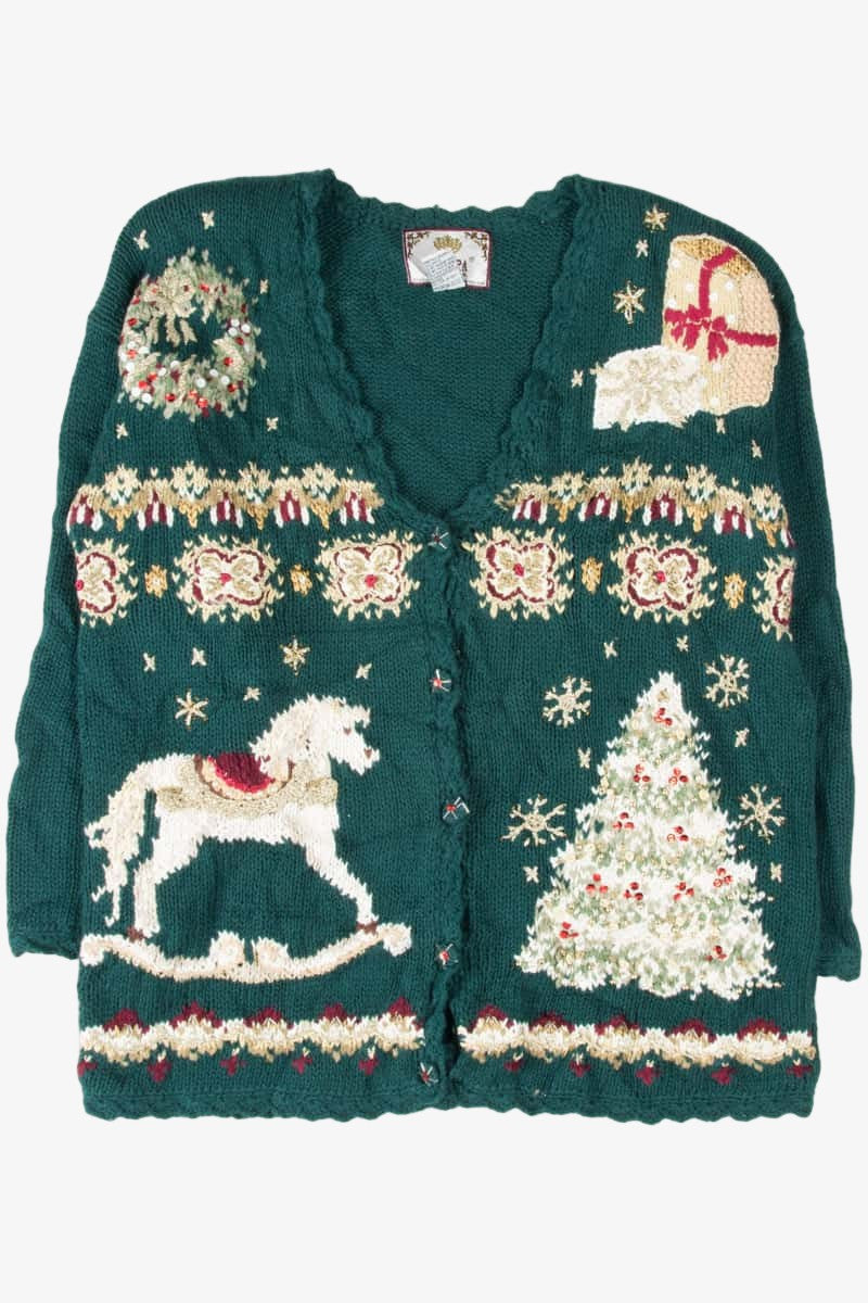 Green Ugly Christmas Cardigan 53686