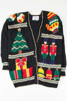 Black Ugly Christmas Cardigan 53703